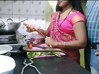 Witness Mumbai Ashu, the Indian daughter, unload while getting her fat cupcakes and butt penetrated in the kitchen