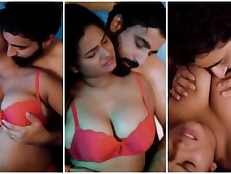 Desi Yam-sized-breasted Desire showcases off her handsome kinks and gives a sensuous deep throat delight in homemade vid