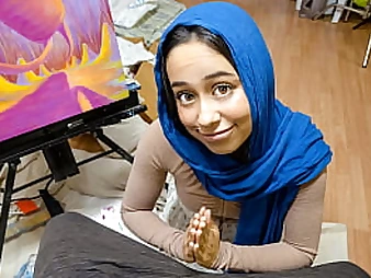 Donnie Rock's Stepsis in hijab gives him the ultimate satisfaction - Hijablust