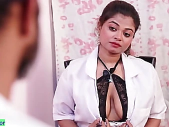 Physician Romps in her Indian Chambers with clear audio: Trahultakla and her stepsister get horny with ass-fuck hookup and creampies!