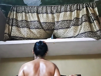 Indian wifey Railed Hard and Reached an orgasm in switch roles cowgirl pose