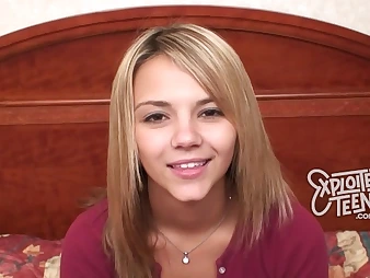 See Ashlynn Brooke's debut porno video as she takes on a huge shaft in POINT OF VIEW