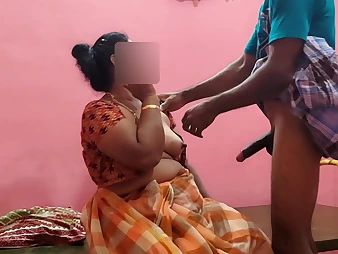 Step-mother's humungous pair with an increment of gash get played & enfeebled anent steamy homemade fucktape
