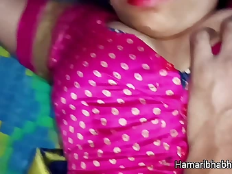 Abhi & Devi's flamy Indian bhabhi enjoy making more a super-fucking-hot desi duo vid
