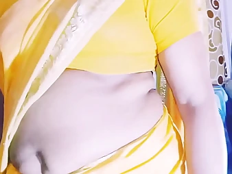 Marketable Silk coupled close by say no to Indian Bhabi cut corners get nasty close by till the end of time other's parents in a Telugu dirt grappling match.