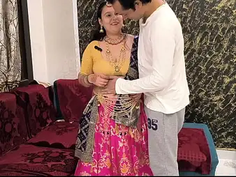 Indian hunter dominates curvy housewife, Puja, connected with a massive creampie down homemade video