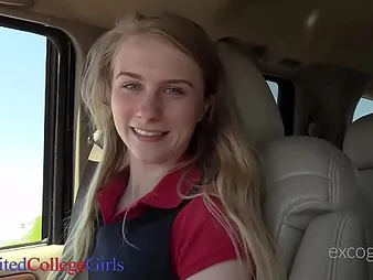 Charlotte Carmen gets her coach cultivate opened up by a steadfast try out & her taut slit ripped up by a teenager