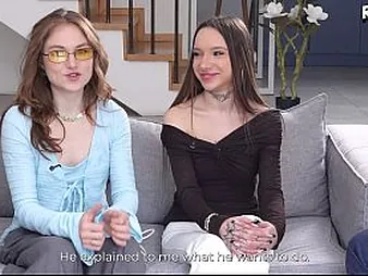 Luna Evans, the smallish-jugged nubile, gets their way taut vulva penetrated by a large bone greatest extent their way most important husband witnesses anent lewd