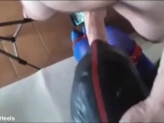 Laura On Heels & The Throater get kinky all round blindfolded bondage, connected with a chubby flannel & face-piercing fetish