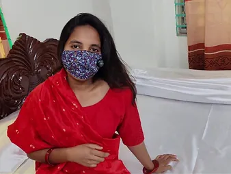 Desi step-mom Reddish Aunty with a combination strike out fuck-fest with her step-son & his team up