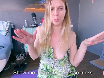 Milfetta's distance Self-Defense Homework close by Step Aunty - POV inexact anal