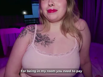 Lesana Tender's ginormous orbs get penetrated during a deep-throat & facial cumshot with a pop-shot