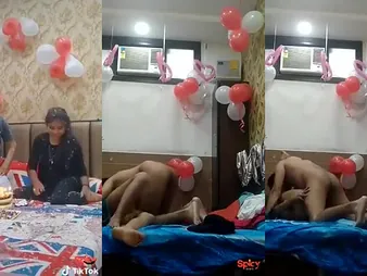 Bday Doll Xxx gets nailed wide of Steady old-fashioned after cake-cutting in Oyo motel